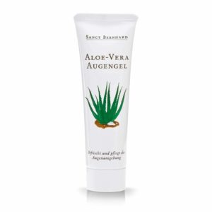Sanct Bernhard Aloe-Vera-Augengel auf weissem grund