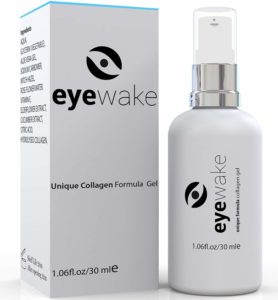 Augencreme gegen Augenringe von Eyewake auf weissem Hintergrund