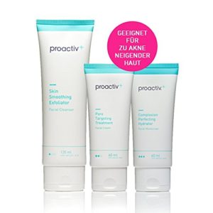 Proactiv 3-Stufen-System auf weissem Grund